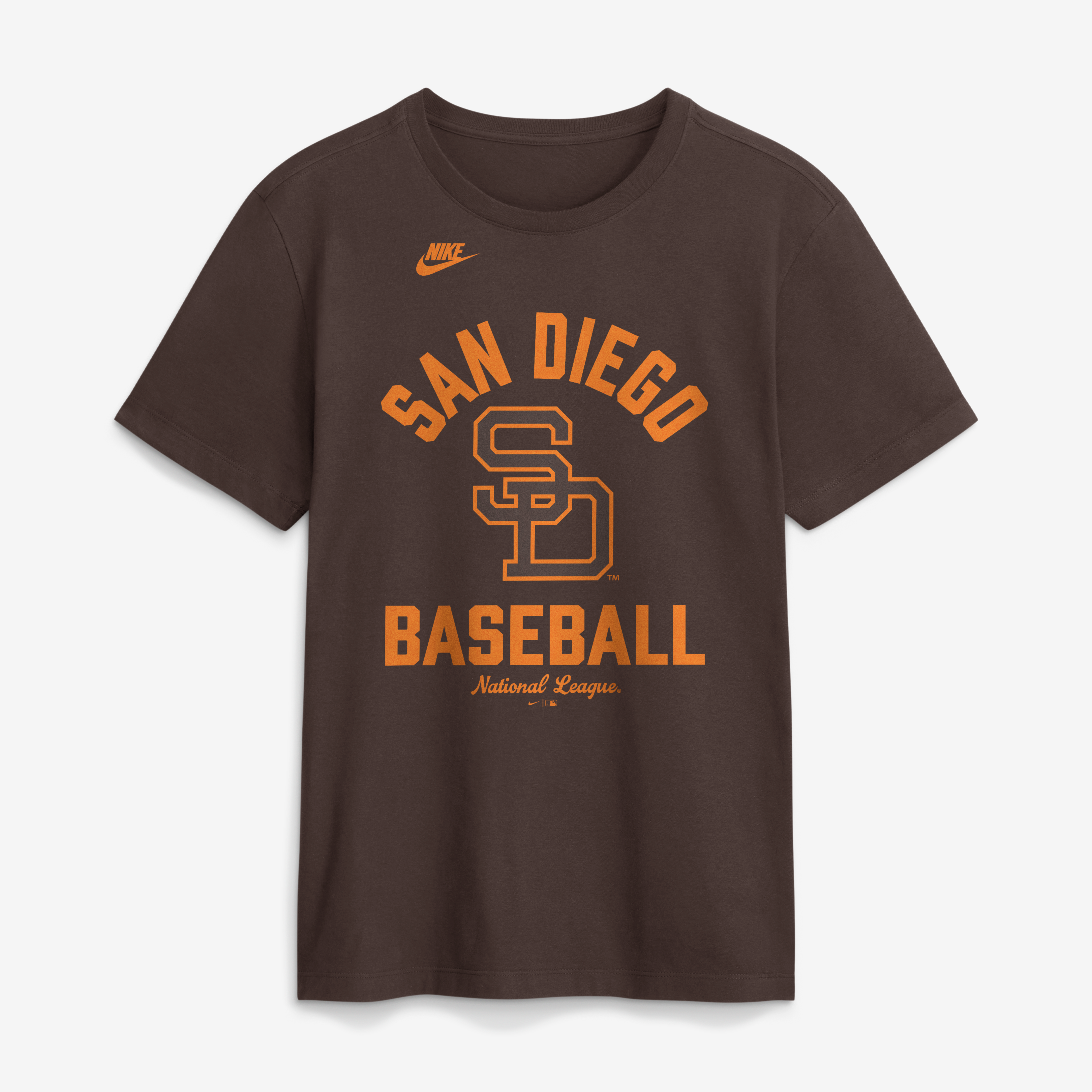 Men's Nike Brown San Diego Padres Cooperstown Collection T-Shirt