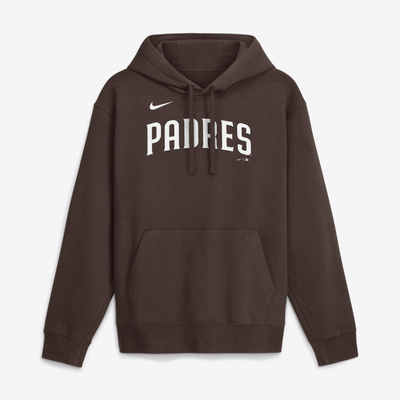  San Diego Padres Nike Core Cinder Club Fleece Hoodie - Brown