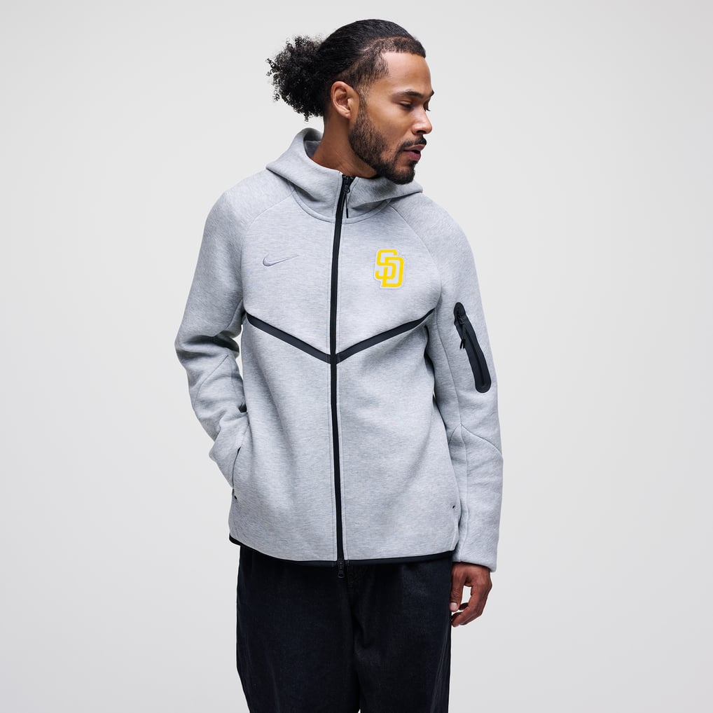 メンズ Nike ヘザー チャコール サンディエゴ・パドレス Tech フリース 