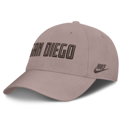  San Diego Padres Nike Cooperstown Club Adjustable Hat - Light Brown