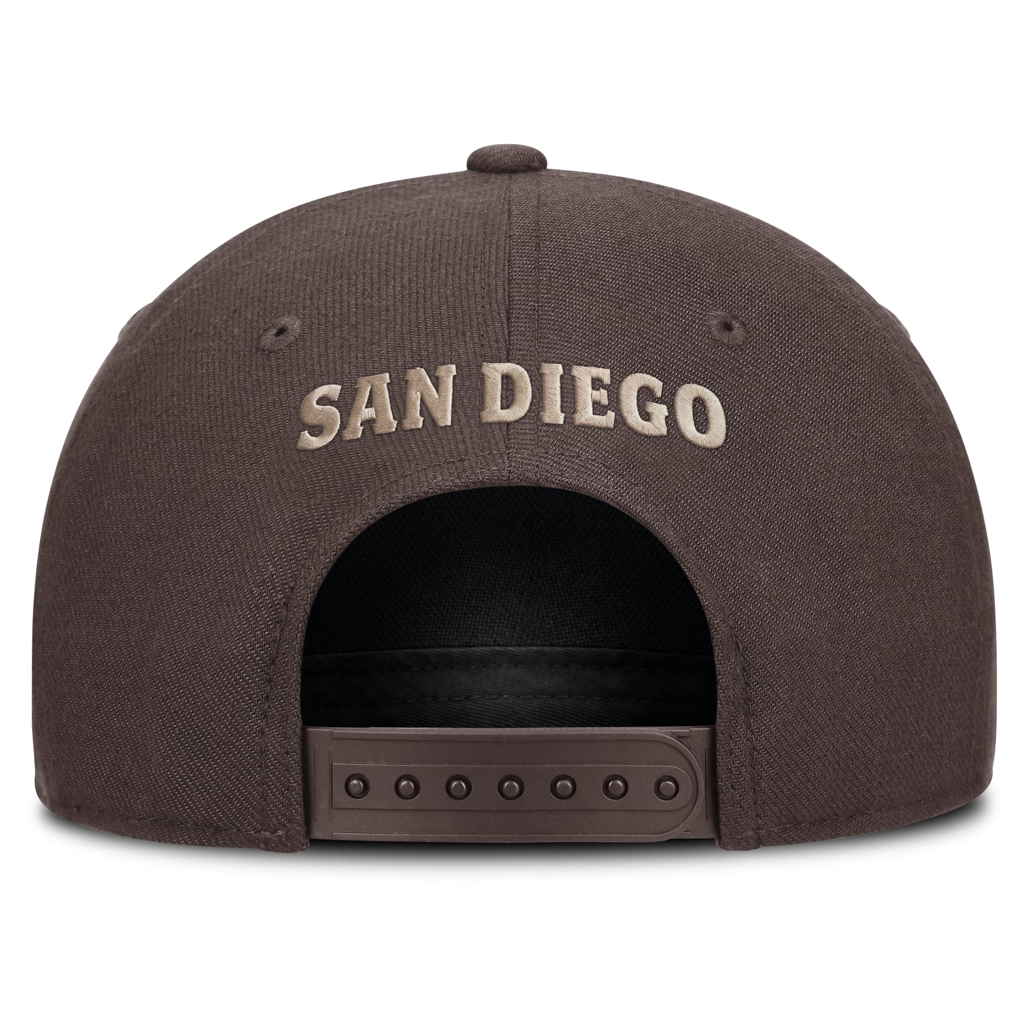 Casquette ajustable Nike marron clair/marron San Diego Padres Cooperstown Rise A-Frame pour homme