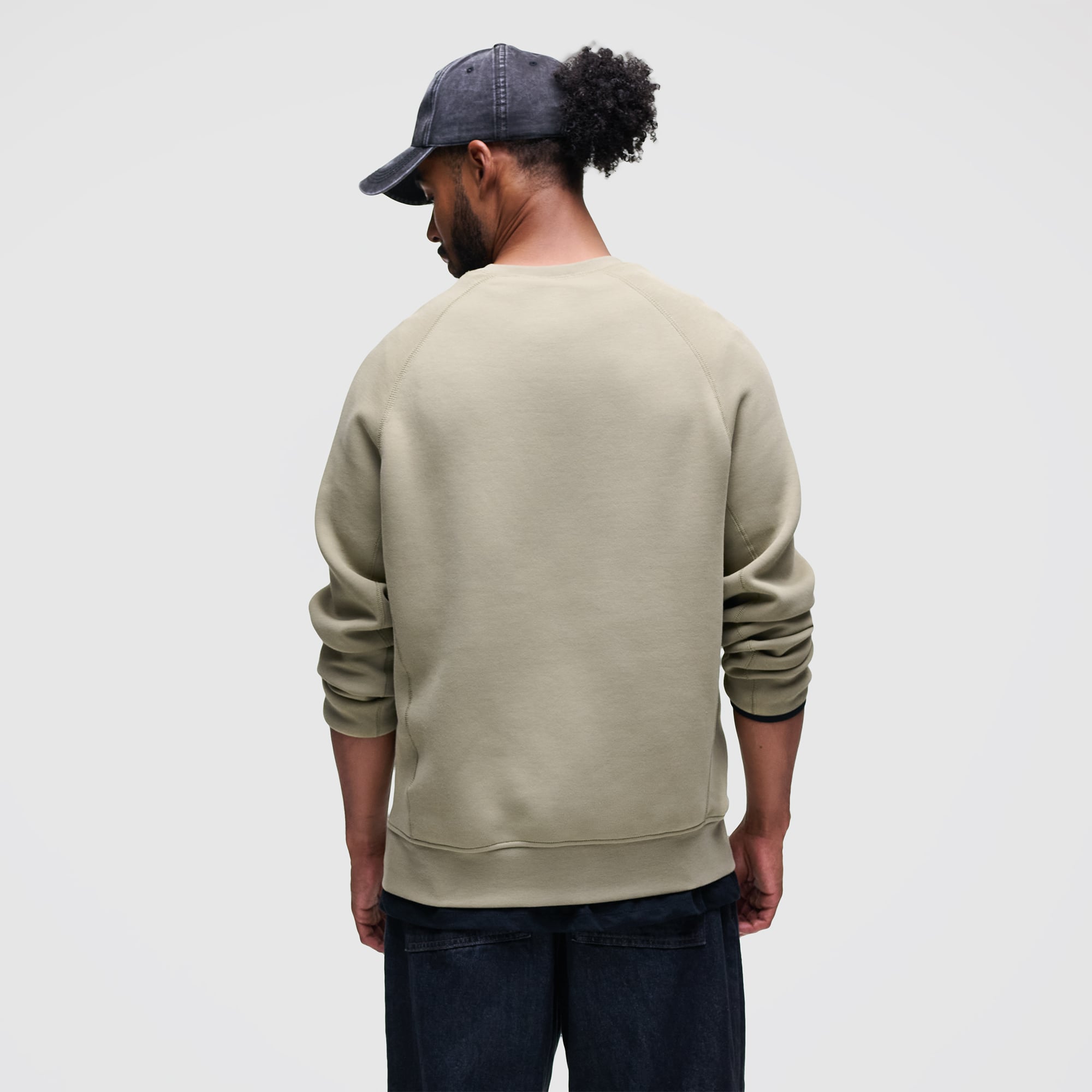 Sweat-shirt Nike Tech Fleece Raglan olive des San Diego Padres pour homme