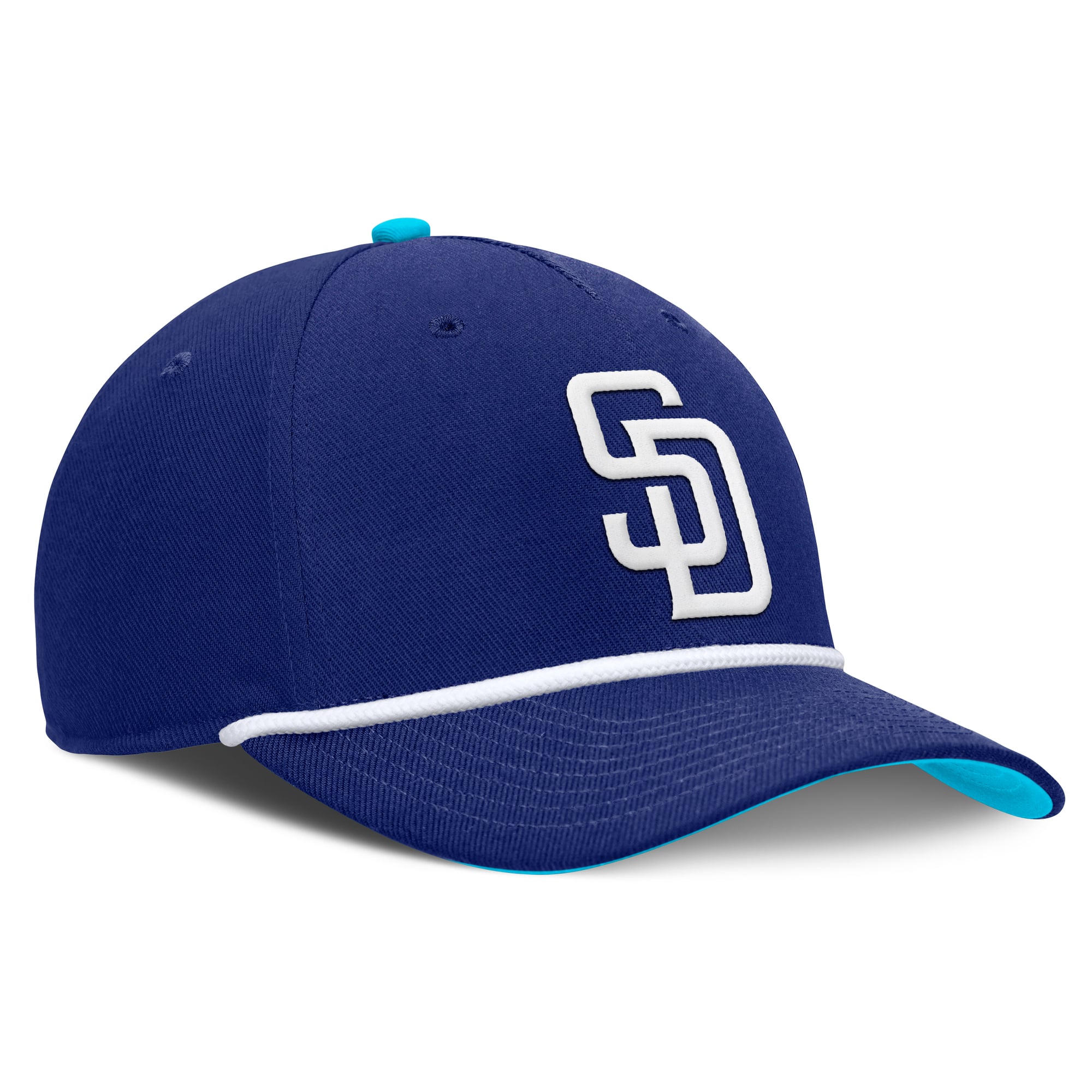 Casquette ajustable Nike Royal San Diego Padres Rise pour homme