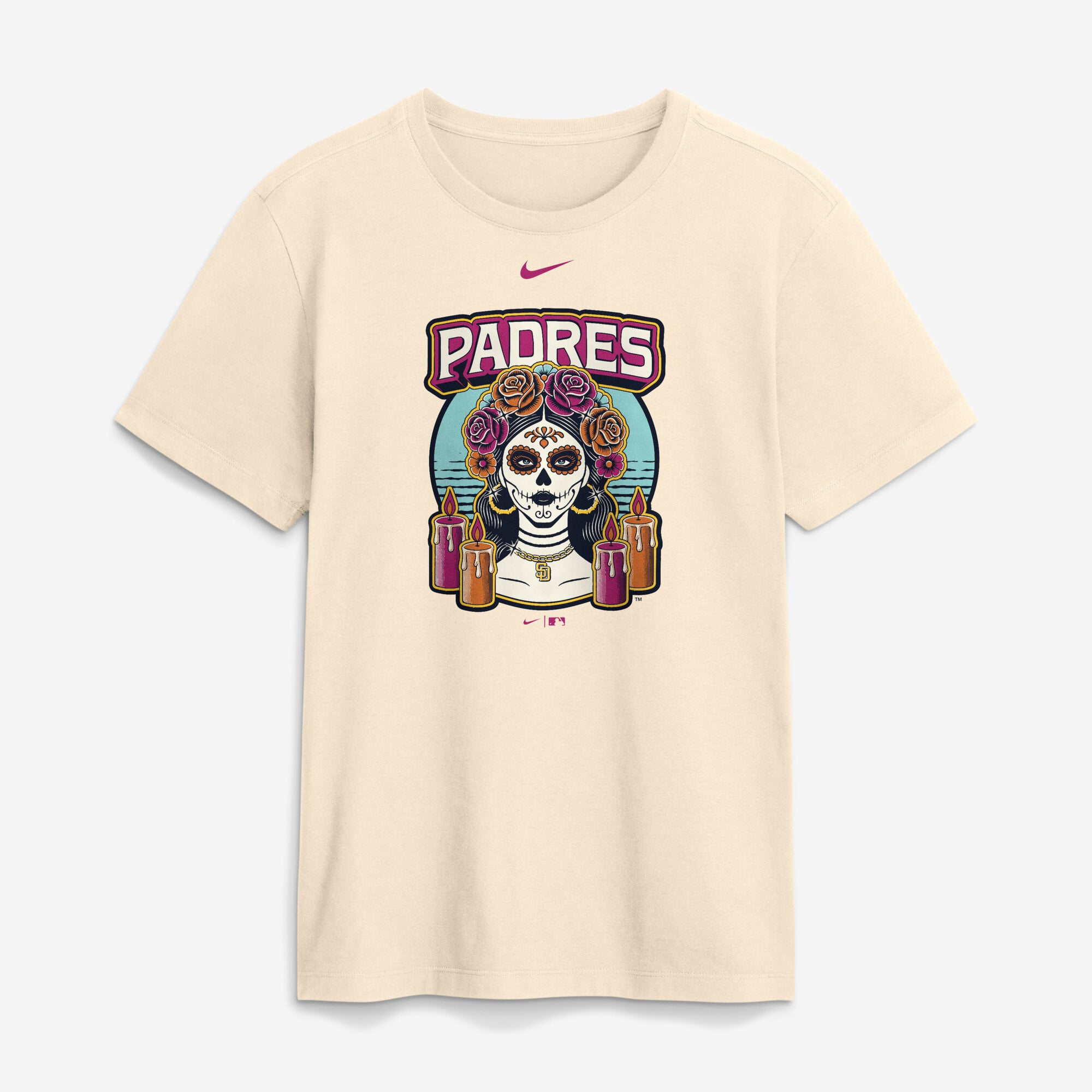 T-shirt Nike beige San Diego Padres City Connect Club pour homme