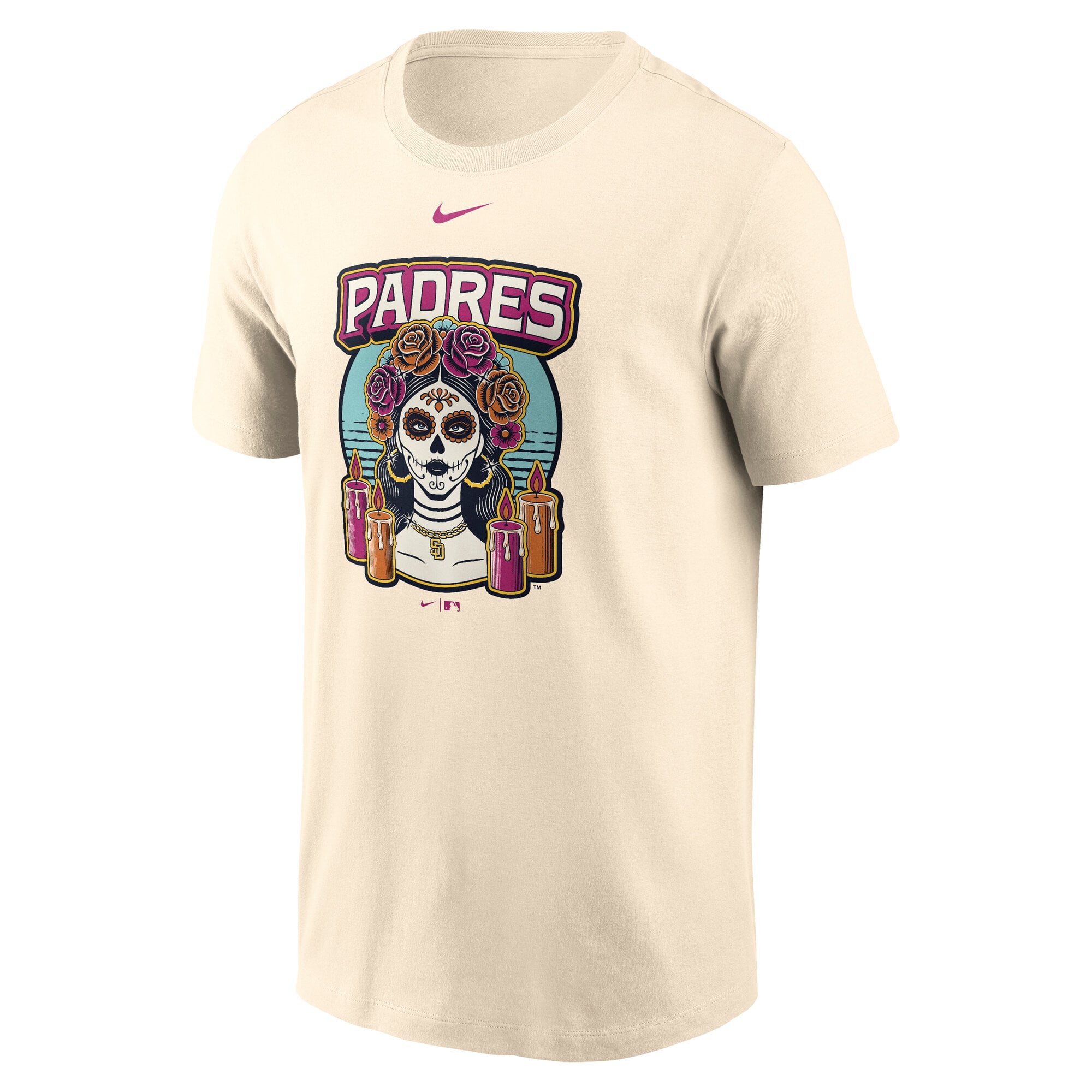 T-shirt Nike beige San Diego Padres City Connect Club pour homme