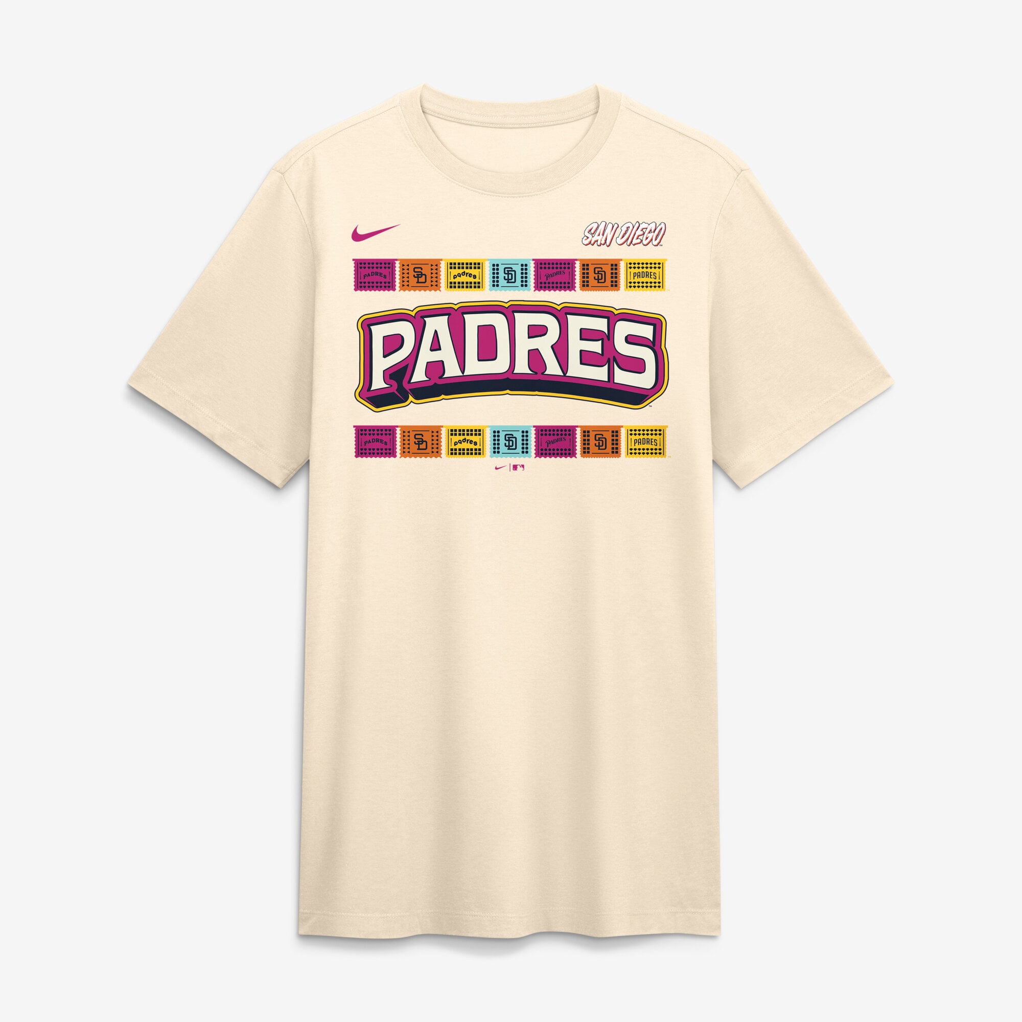 Men's Nike Tan San Diego Padres City Connect Legacy Tri-Blend T-Shirt