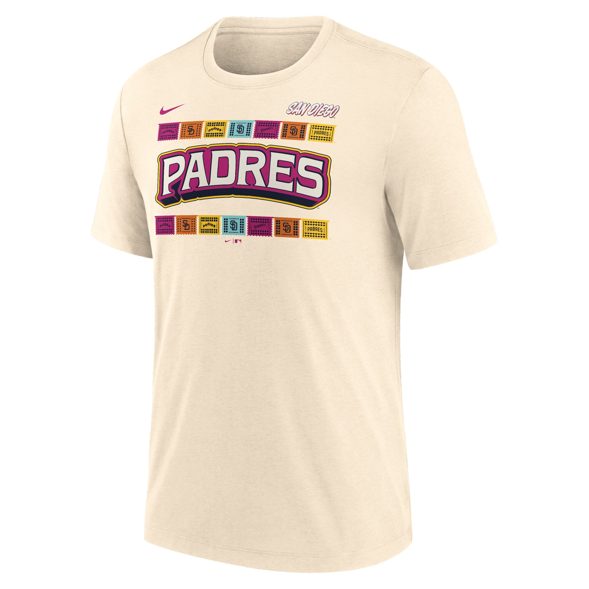 Men's Nike Tan San Diego Padres City Connect Legacy Tri-Blend T-Shirt