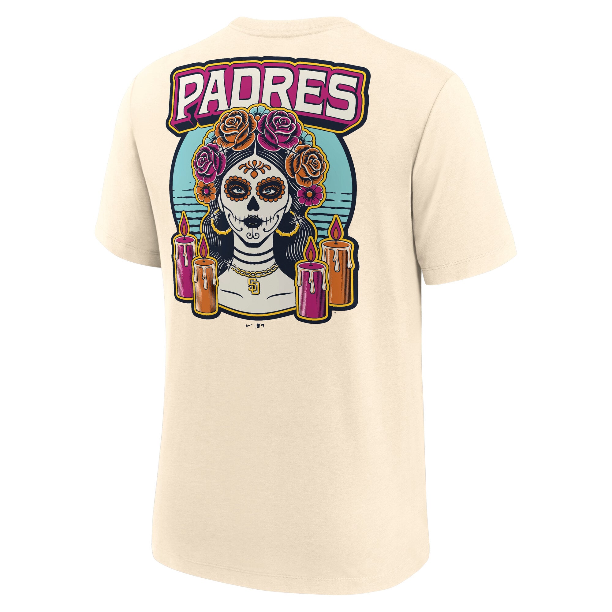 Men's Nike Tan San Diego Padres City Connect Legacy Tri-Blend T-Shirt