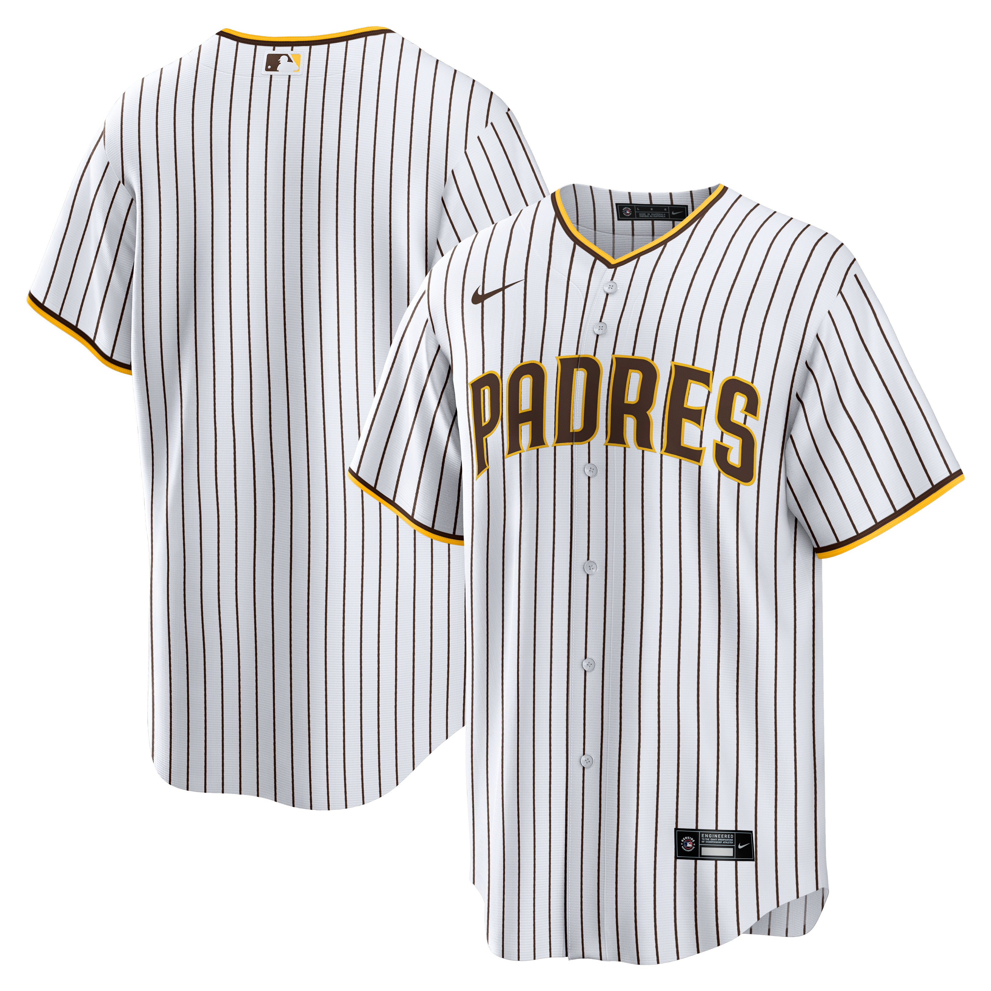 Men's Nike White San Diego Padres Home Big & Tall Replica Jersey