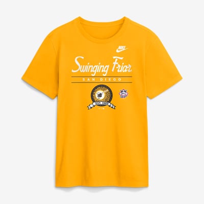 San Diego Padres Nike Cooperstown Graphic T-Shirt - Yellow