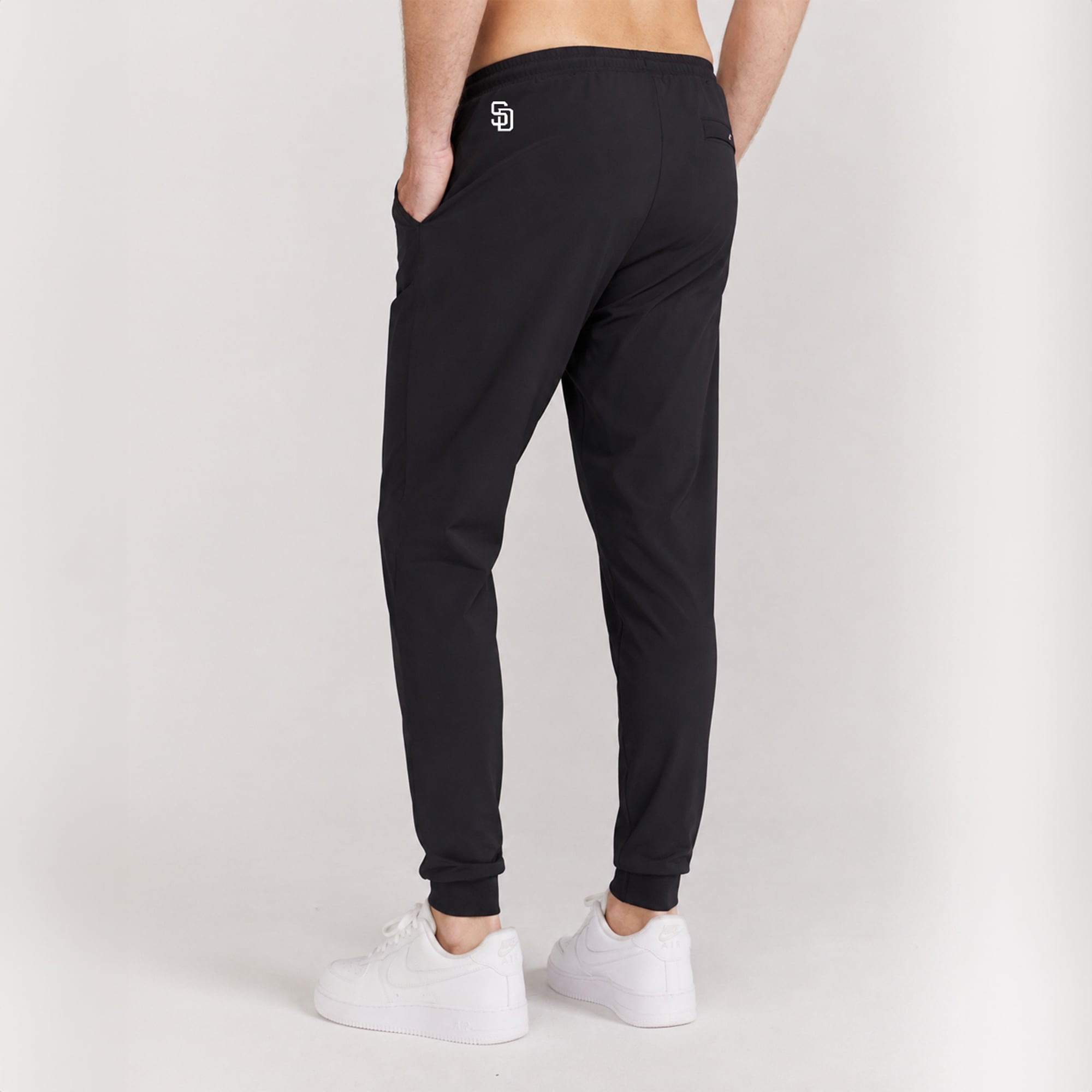 Pantalon de jogging Redvanly noir pour homme, modèle Donahue des Padres San Diego