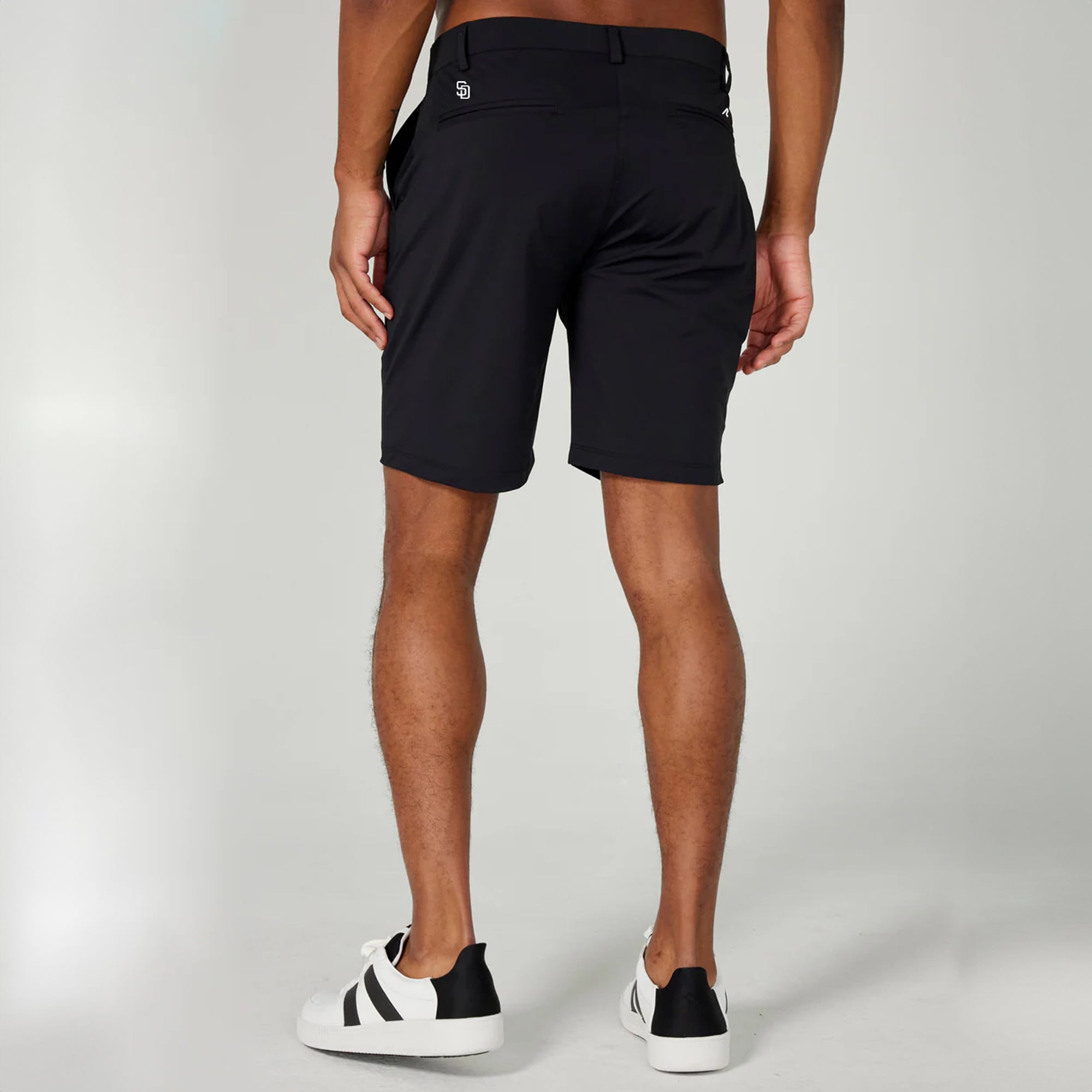Men's Redvanly  Black San Diego Padres Hanover Pull-On Shorts