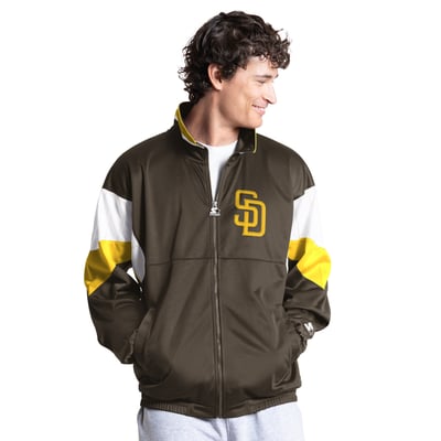 San Diego Padres Starter Legacy Full-Zip Track Jacket - Brown