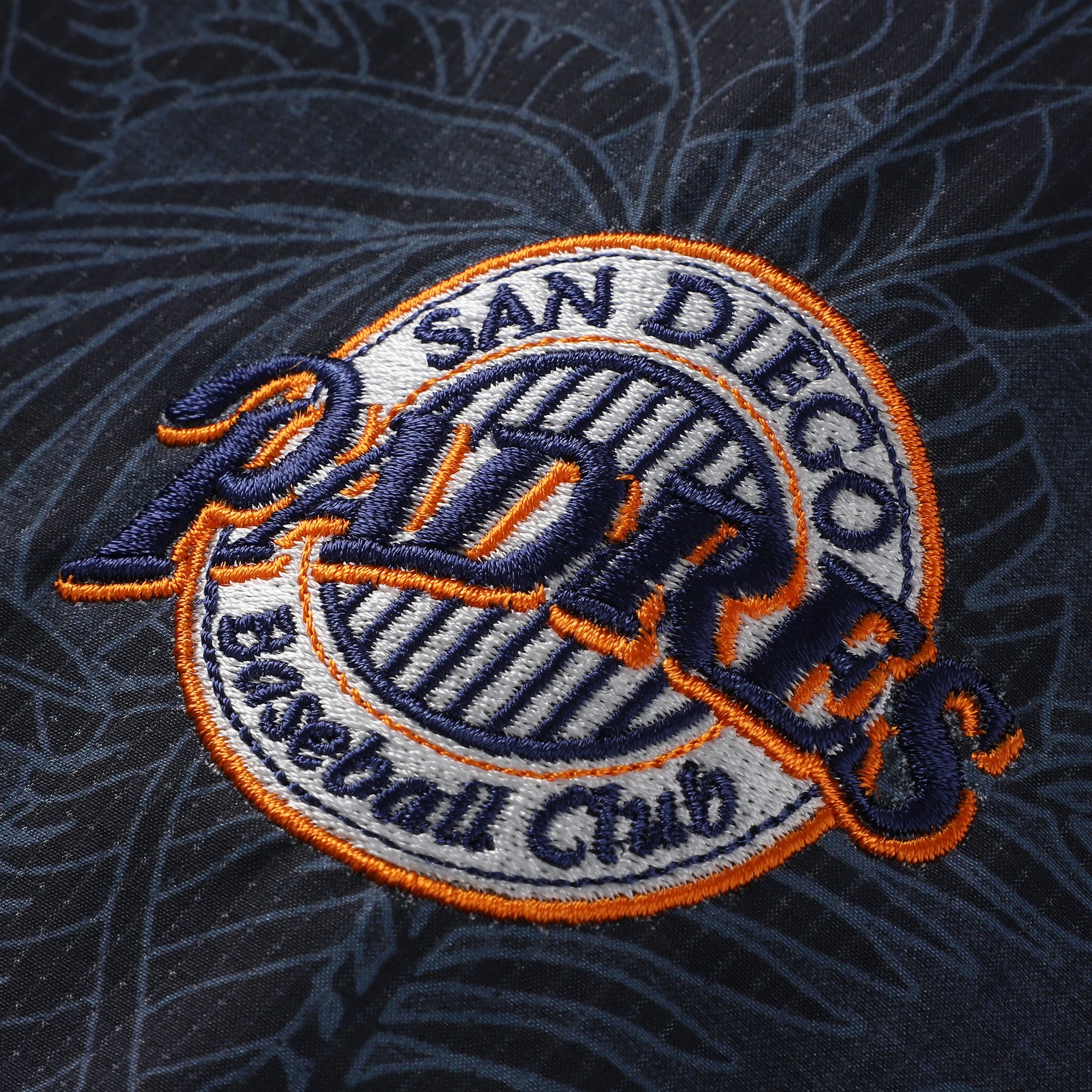 Chemise boutonnée Tommy Bahama pour homme, bleu marine, San Diego Padres, motif frondes marines IslandZone