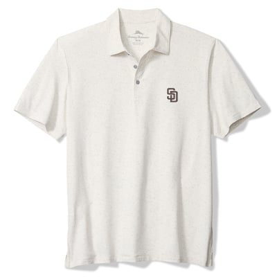  San Diego Padres Tommy Bahama Palm Dunes IslandZone Polo - White