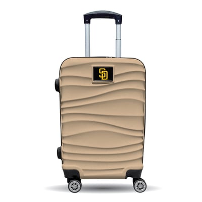 San Diego Padres MOJO Tan Color Blitz Carry-On Hardcase Spinner Luggage
