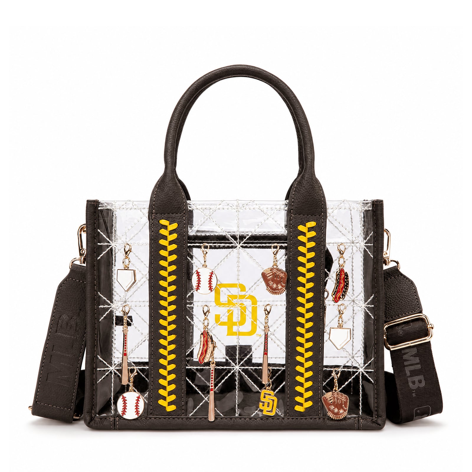 Montana West San Diego Padres Charmed Whipstitch Tote