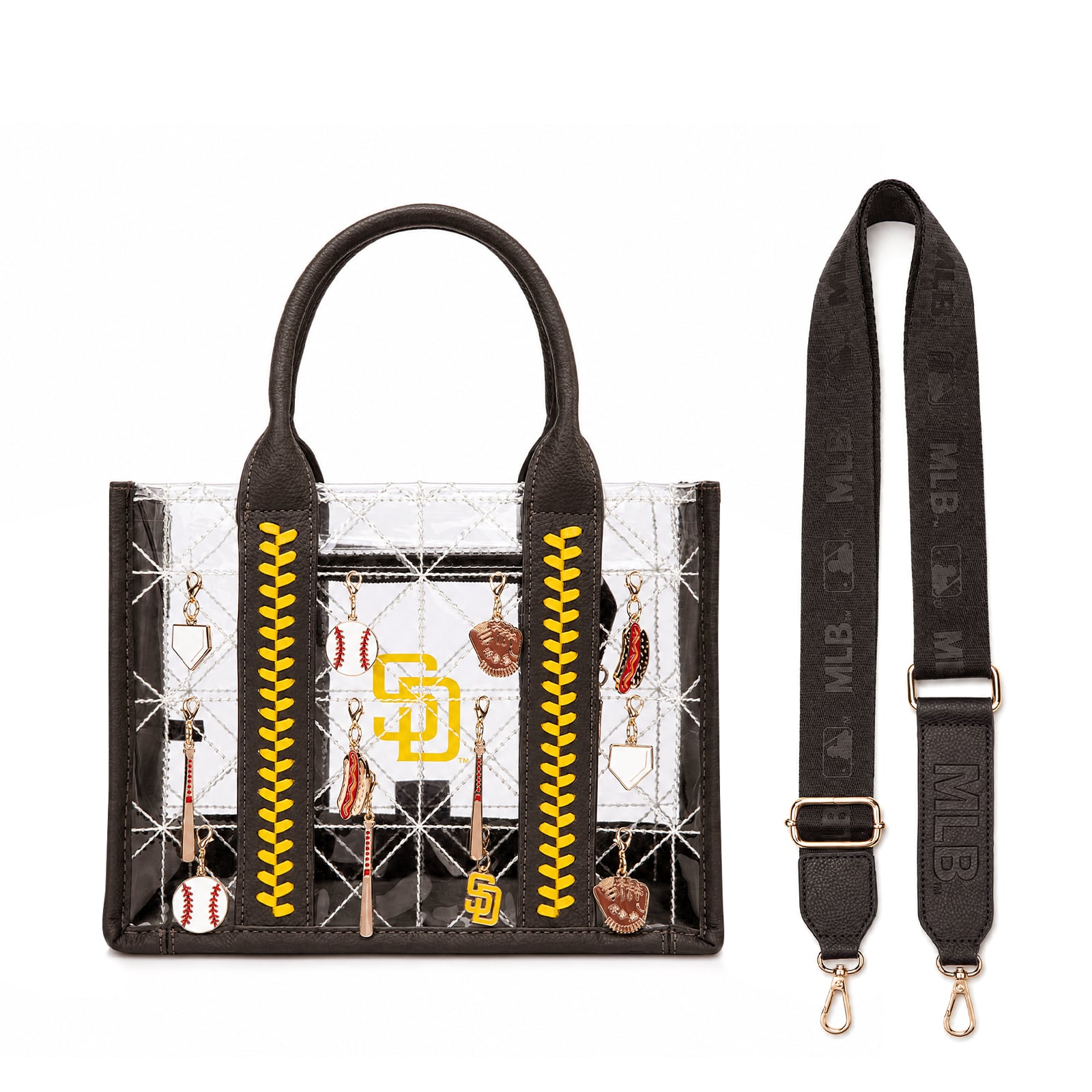 Montana West San Diego Padres Charmed Whipstitch Tote
