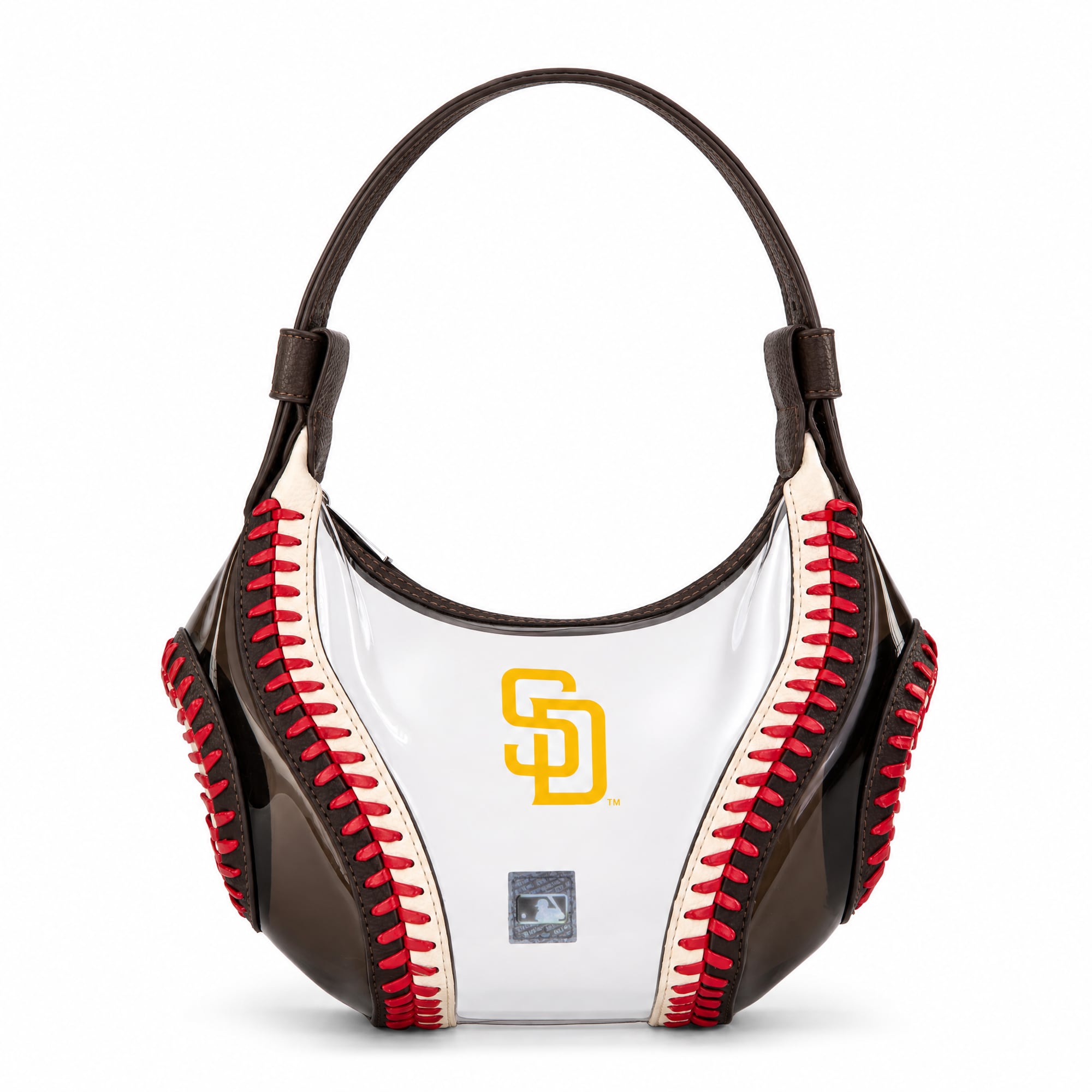 Montana West San Diego Padres Clear Slouchy Shoulder Bag