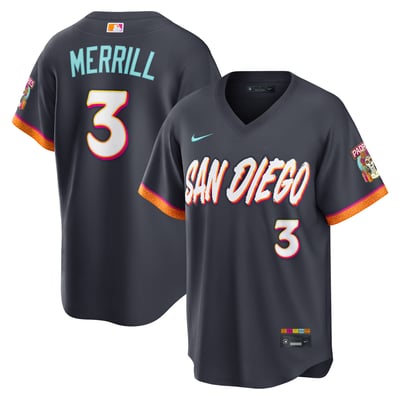 Jackson Merrill San Diego Padres ジャージ、 Jackson Merrill Padres 