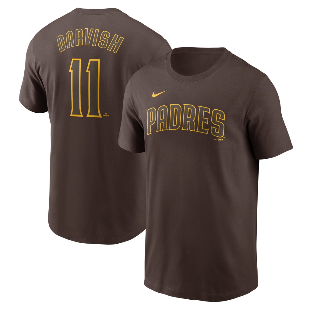 NIKE パドレス ダルビッシュ有 ネーム＆ナンバー 背番号 Tシャツ ブラウン