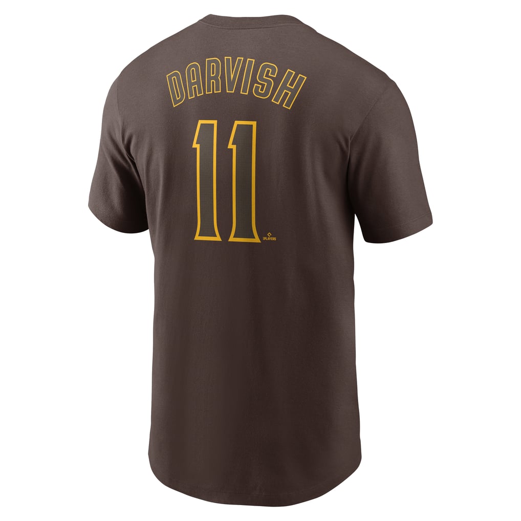 NIKE パドレス ダルビッシュ有 ネーム＆ナンバー 背番号 Tシャツ ブラウン