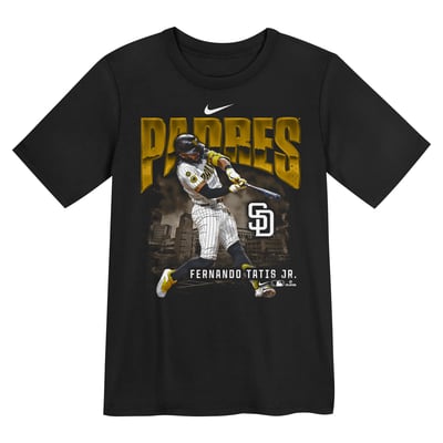 Fernando Tatis Jr. San Diego Padres Nike Preschool Oversized Action T-Shirt - Black