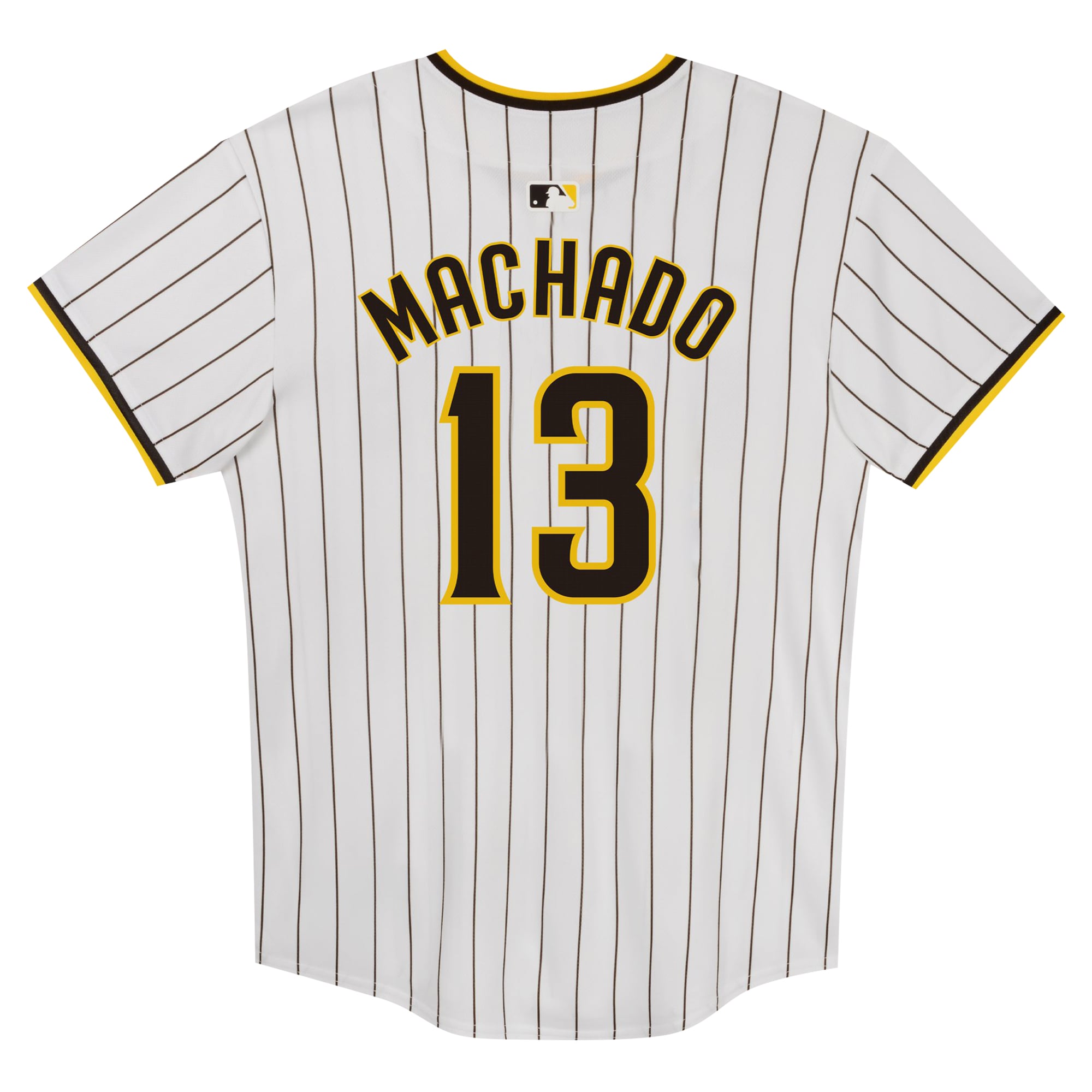 Maillot de match à domicile Nike Manny Machado blanc des Padres San Diego pour enfants d'âge préscolaire