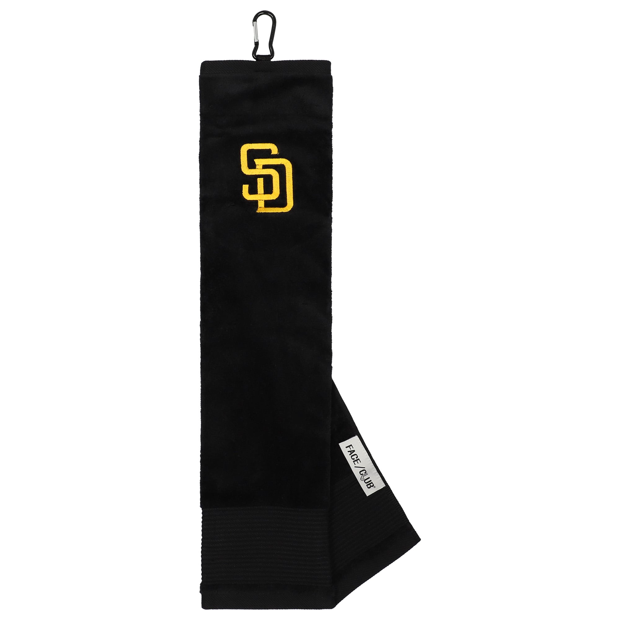 Serviette de plage San Diego Padres 16" x 24" à trois volets avec visage et club