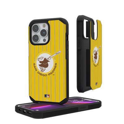 San Diego Padres iPhone Pinstripe Cooperstown Design Rugged Case