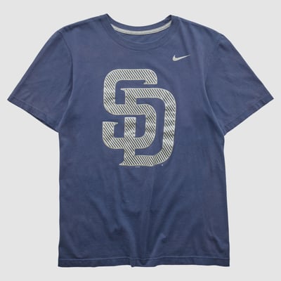 San Diego Padres Nike 2010s T-shirt - Navy - XS by Fanatics Real Vintage