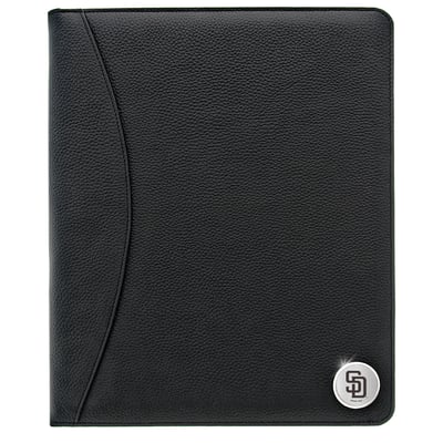 San Diego Padres Zippered Leather Portfolio