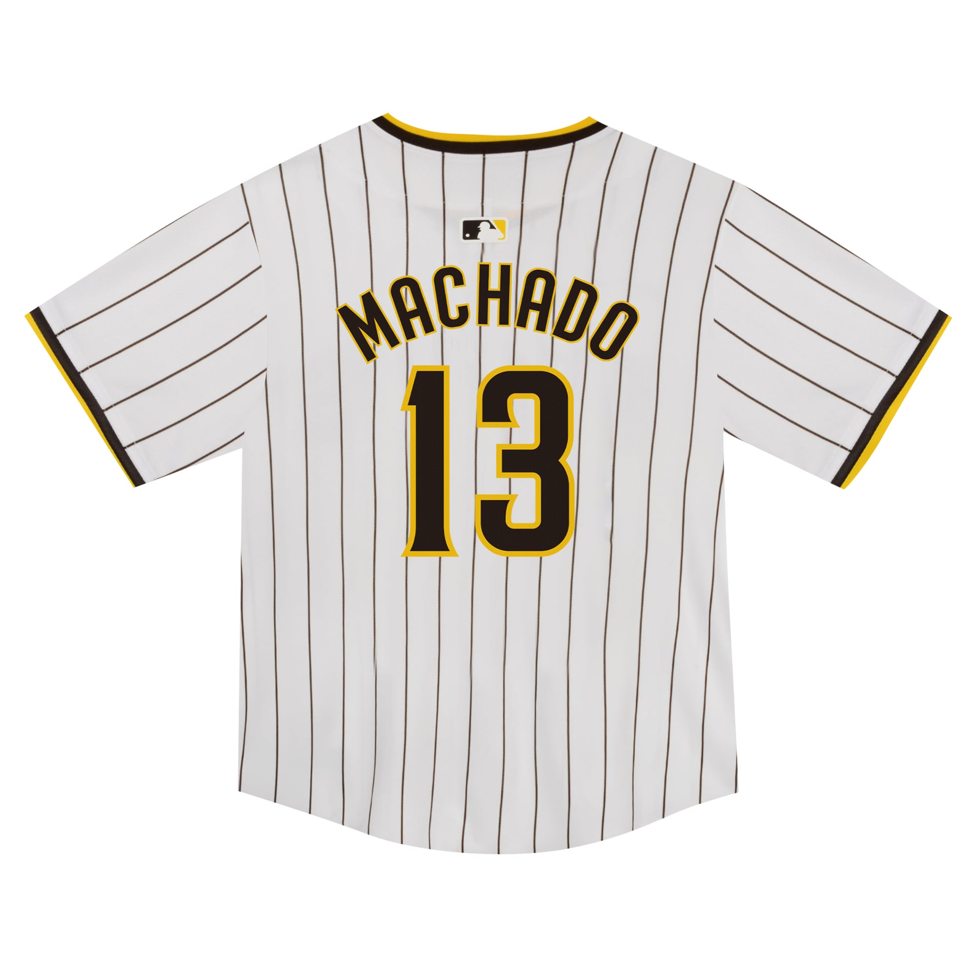 Maillot de match Nike Manny Machado des San Diego Padres, blanc, pour tout-petit