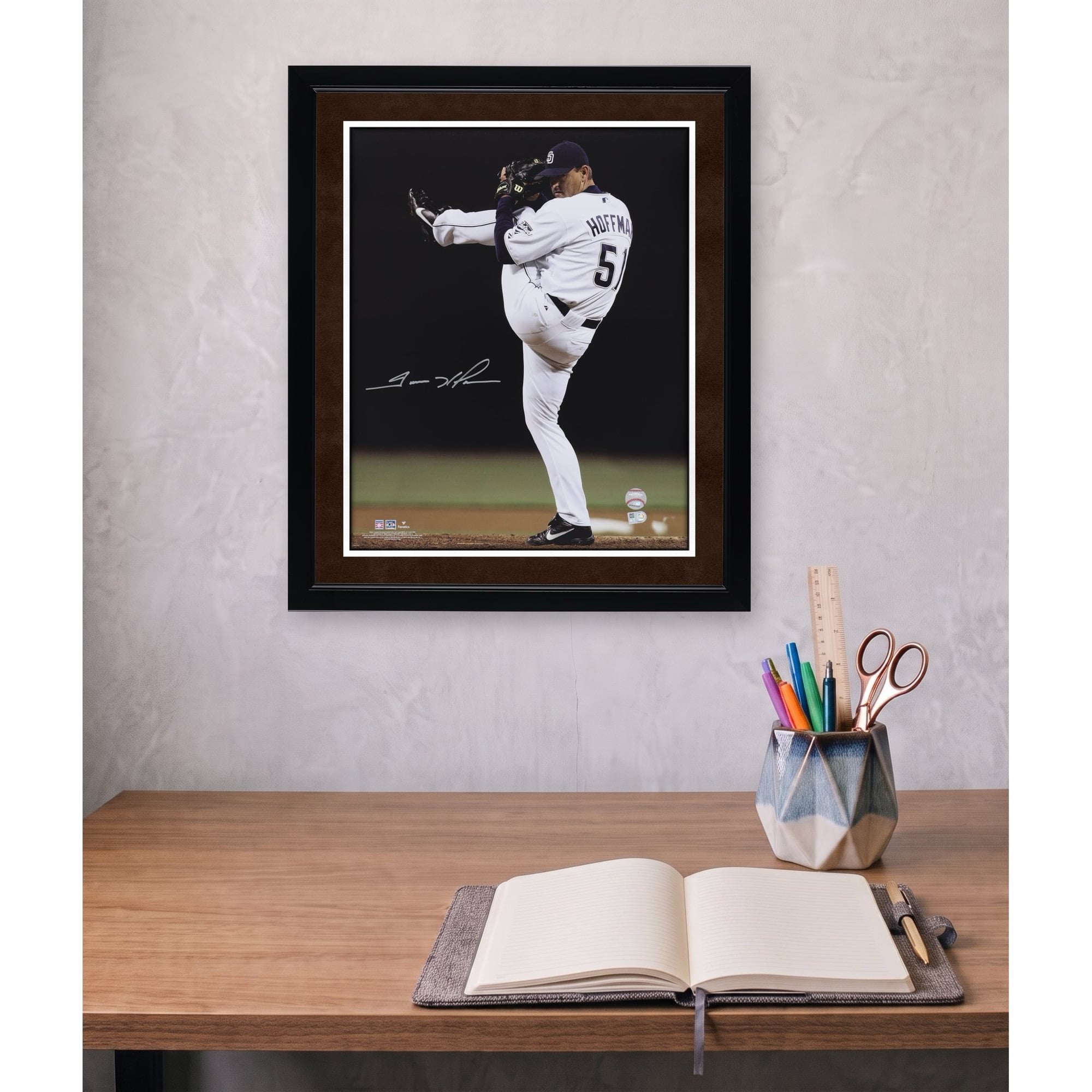 Trevor Hoffman San Diego Padres Autographed 16" x 20" Pitching Photograph