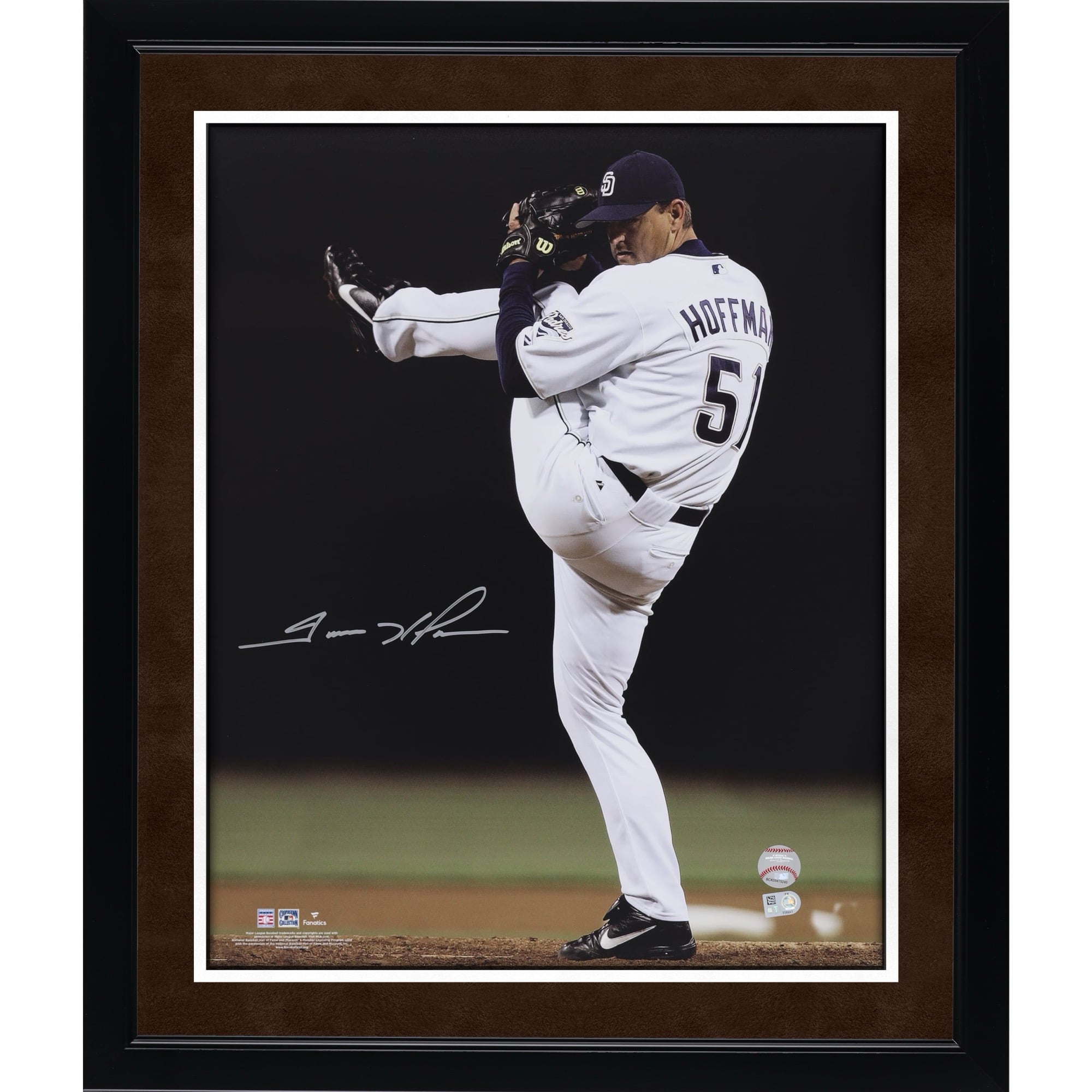 Trevor Hoffman San Diego Padres Autographed 16" x 20" Pitching Photograph
