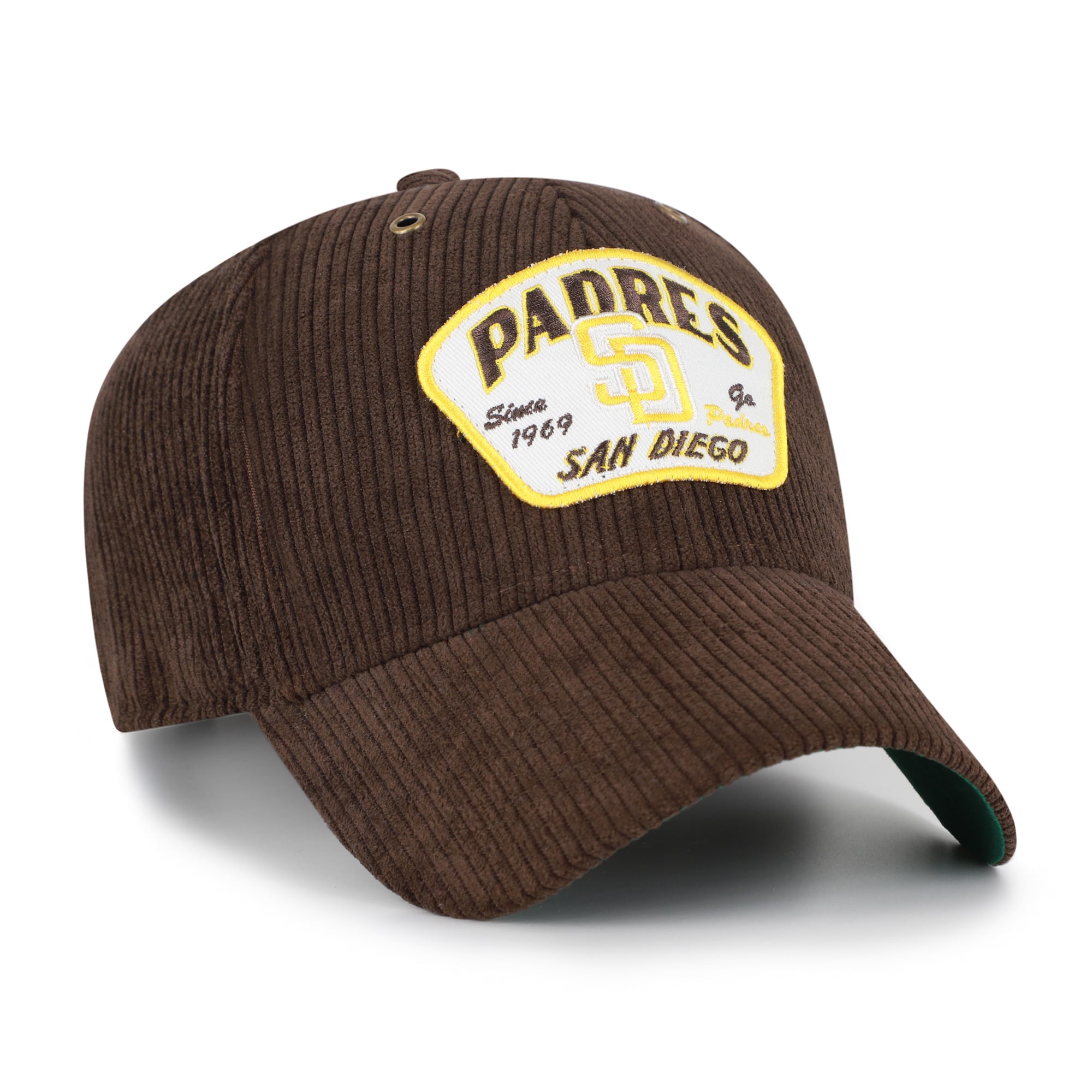 Casquette unisexe '47 marron San Diego Padres Accordia en velours côtelé MVP ajustable