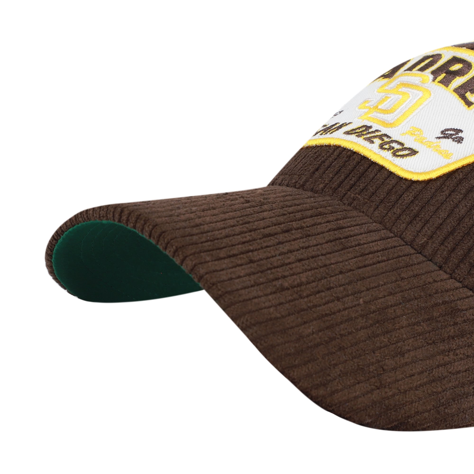 Casquette unisexe '47 marron San Diego Padres Accordia en velours côtelé MVP ajustable