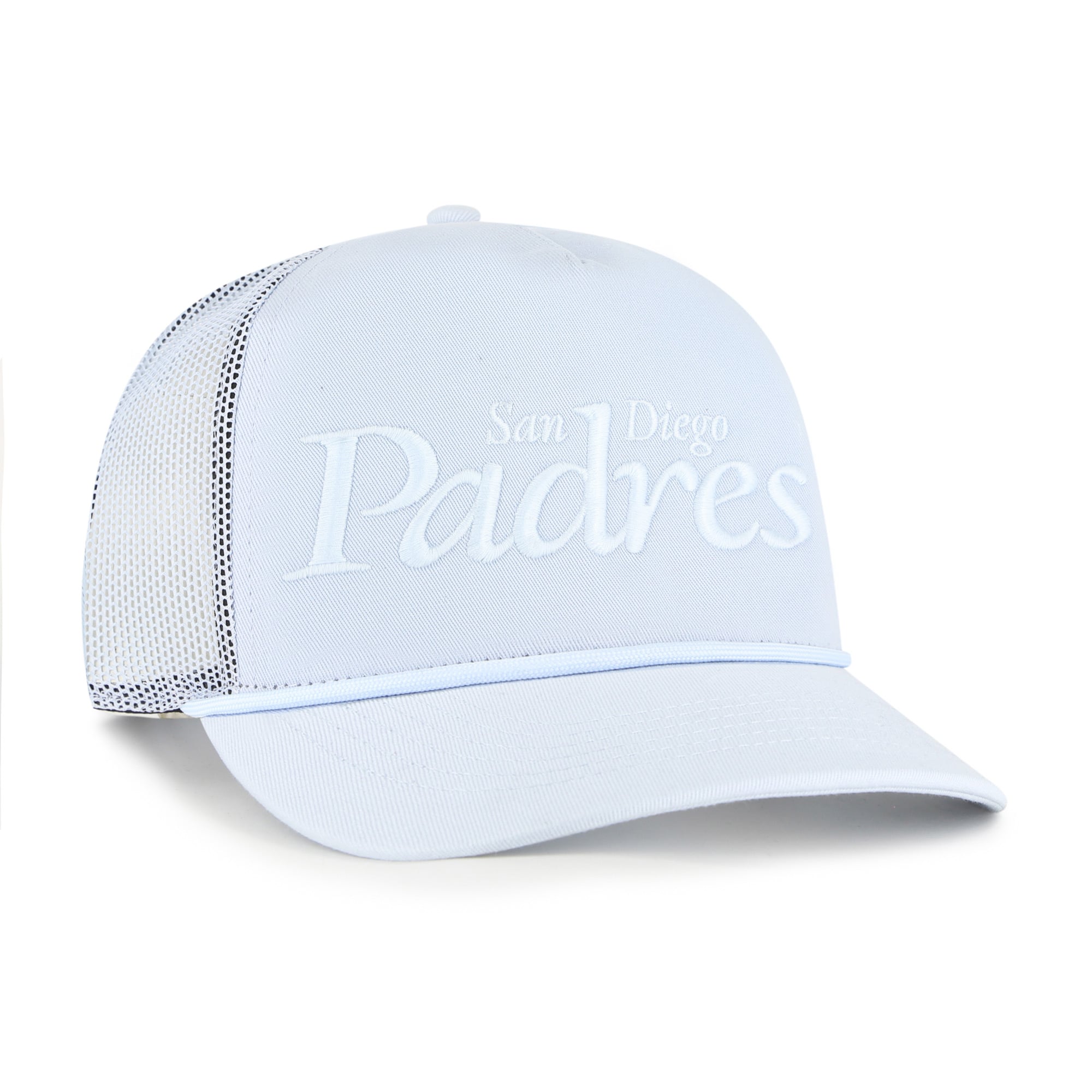 Unisex '47 Light Blue San Diego Padres Foundation Script Hitch Adjustable Trucker Hat