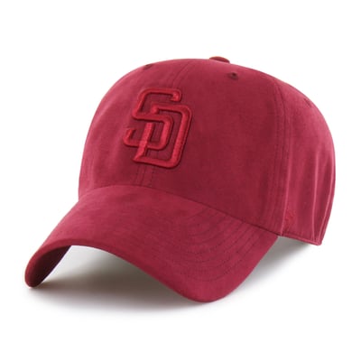San Diego Padres '47 Unisex Fall Feelings Ballpark Suede Clean Up Hat - Red

