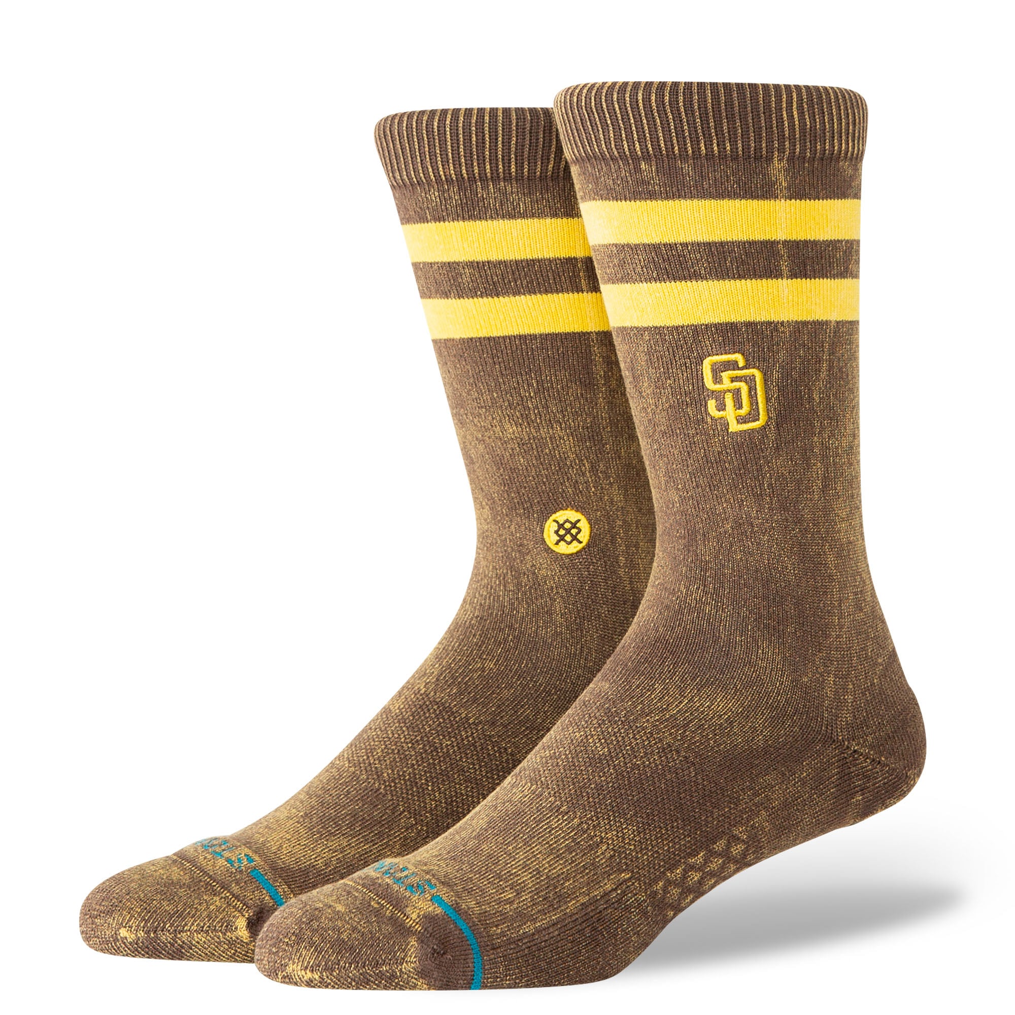 Chaussettes unisexes Stance marron San Diego Padres Rotation Crew