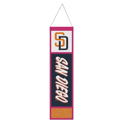  San Diego Padres WinCraft 2026 City Connect 8" x 32" Wool Banner
