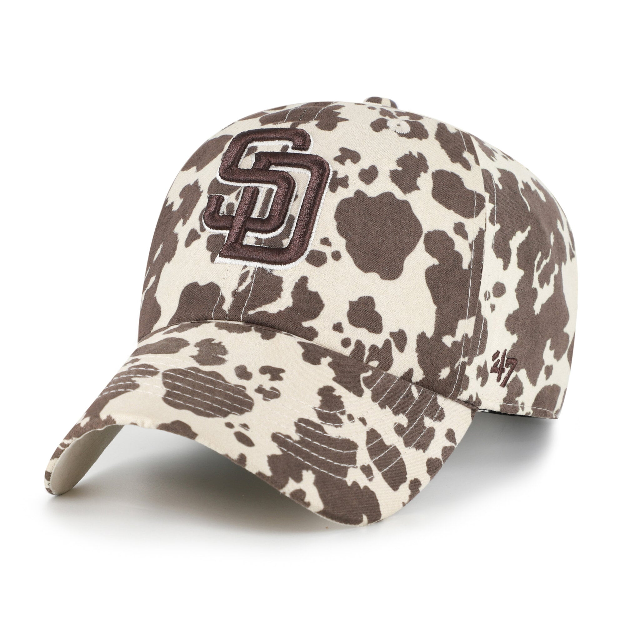 Casquette ajustable Bessie Clean Up pour femmes, modèle 47 Natural des Padres de San Diego