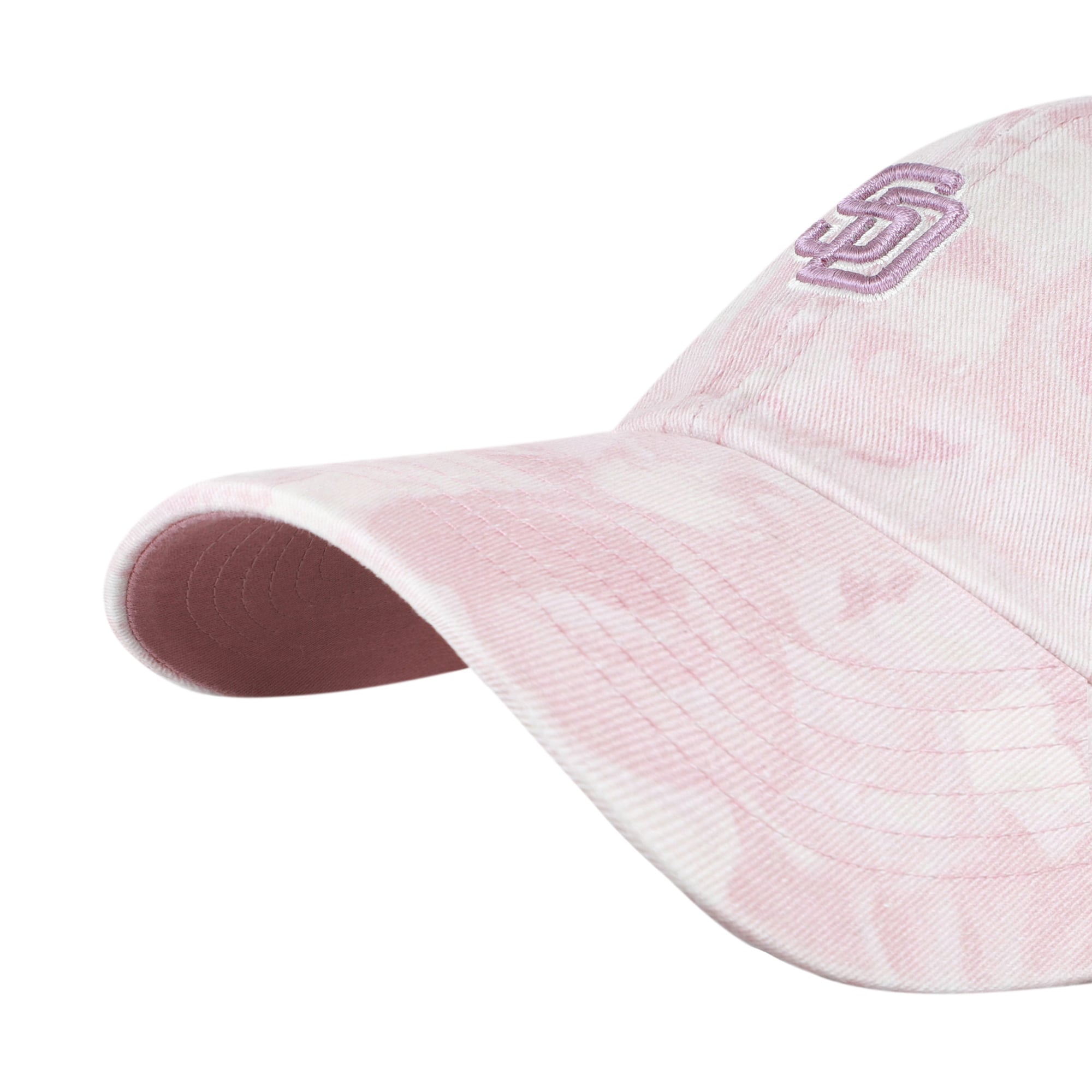 Women's '47 Pink San Diego Padres Gardenia Clean Up Adjustable Hat