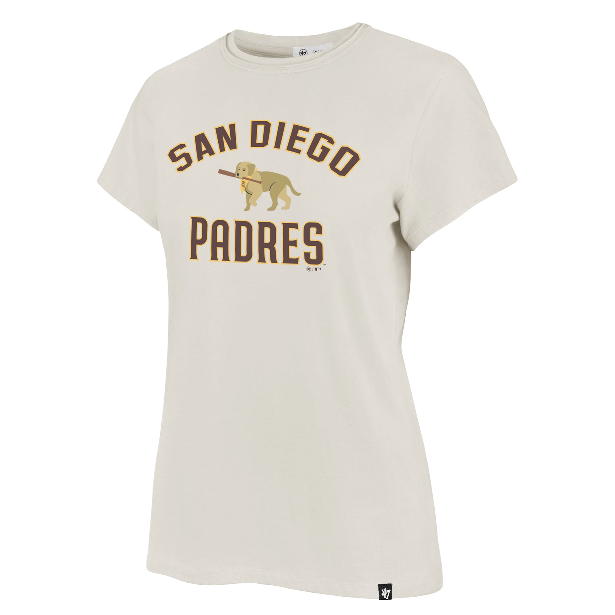 T-shirt Frankie régional des Padres de San Diego, couleur sable, pour femmes, modèle 47