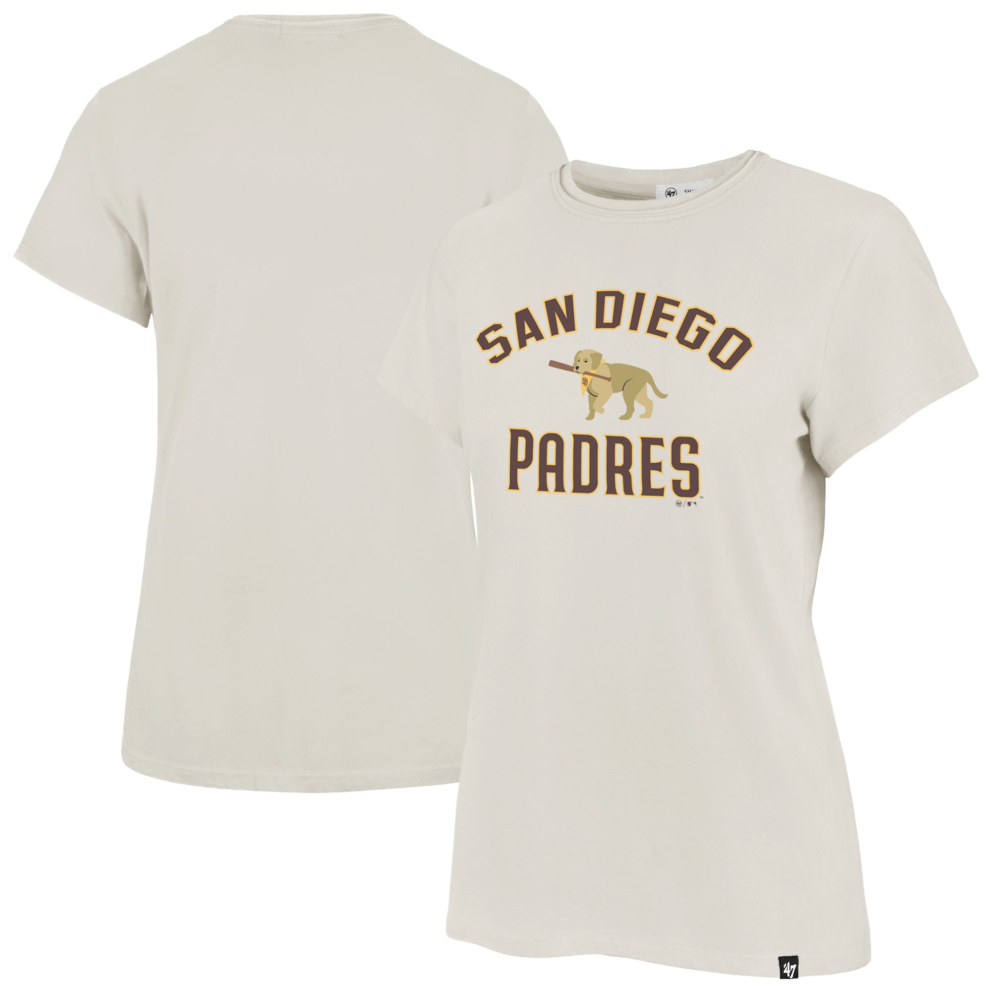T-shirt Frankie régional des Padres de San Diego, couleur sable, pour femmes, modèle 47
