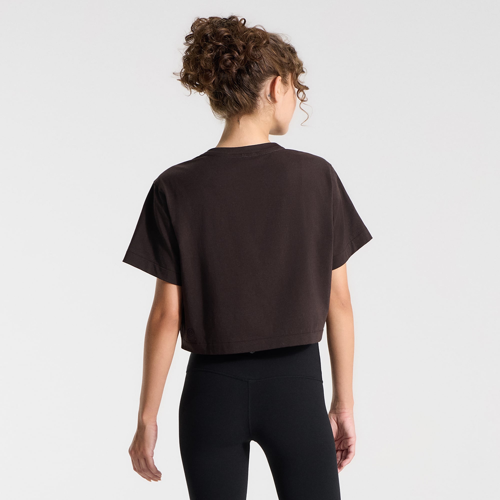 T-shirt court en coton biologique lululemon Black Sable San Diego Padres All Yours pour femme