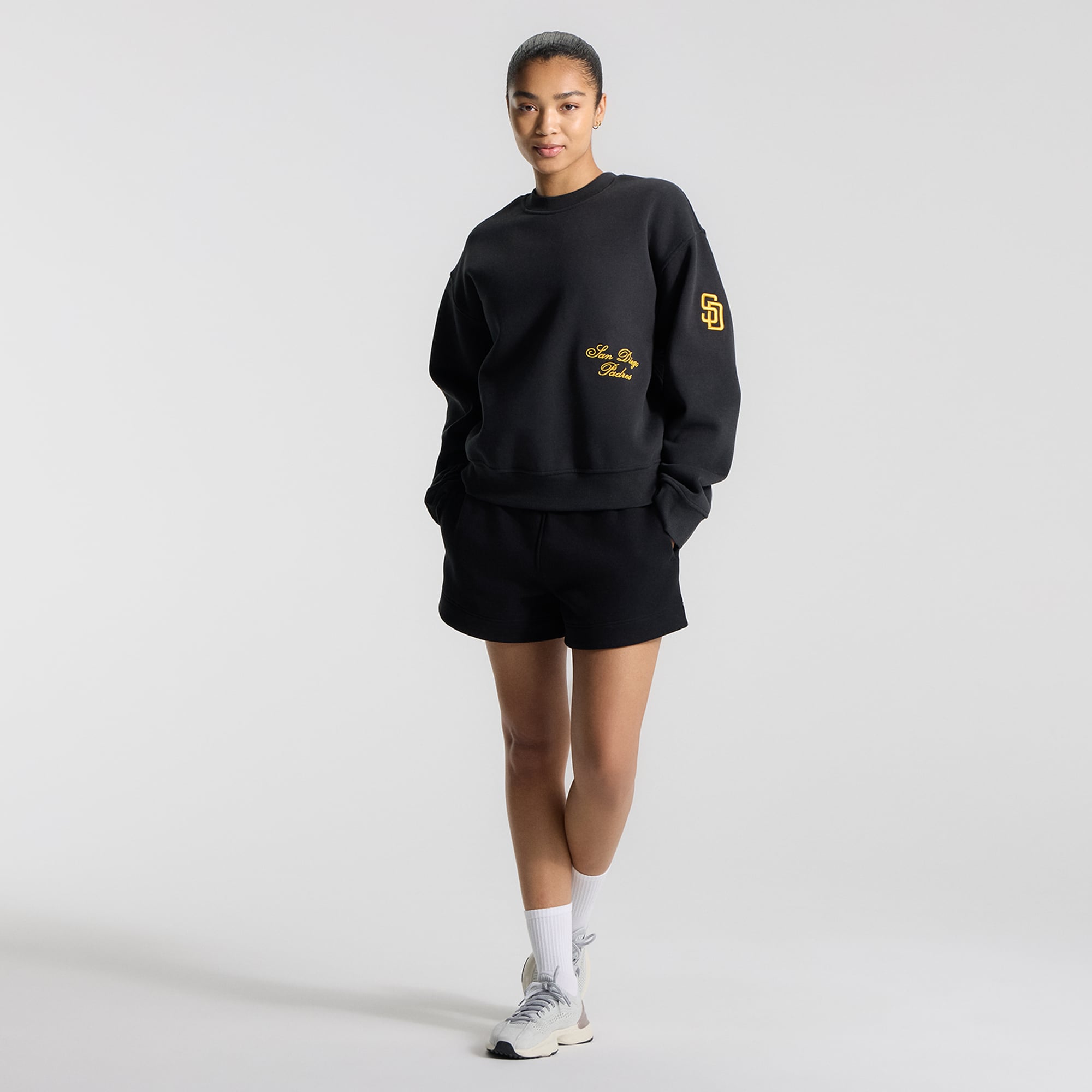 Sweat-shirt Steady State surdimensionné noir pour femme de lululemon San Diego Padres