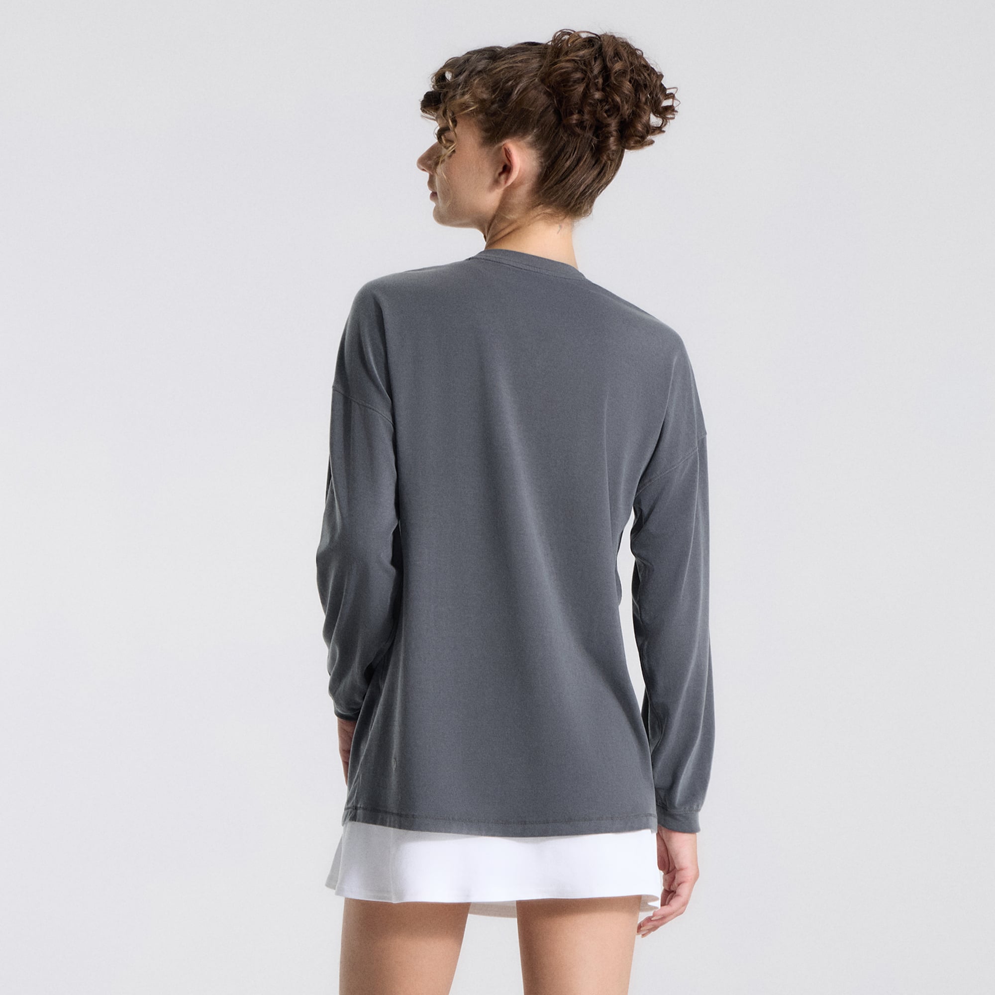 T-shirt à manches longues EasySet Relaxed-Fit gris San Diego Padres de lululemon pour femmes