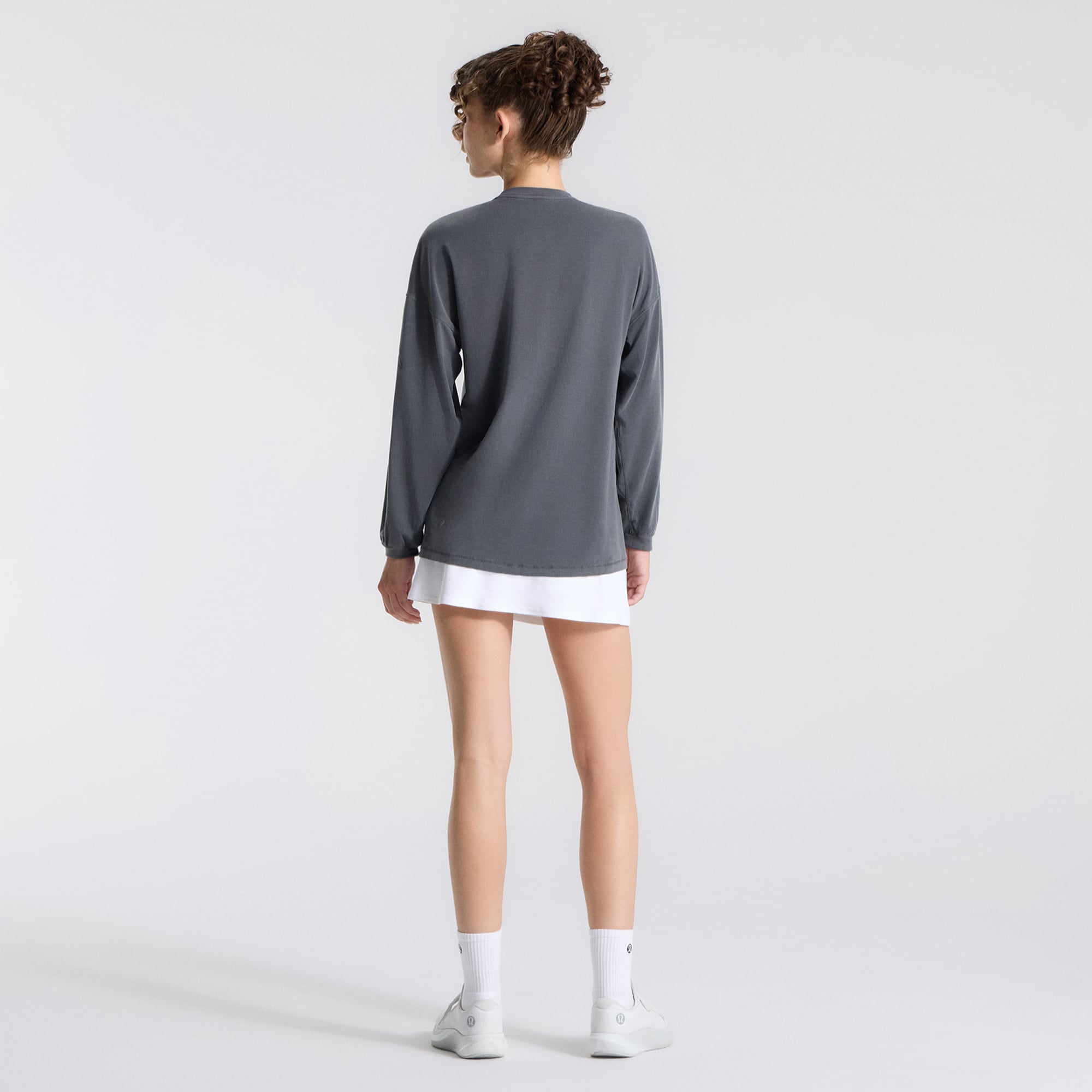 T-shirt à manches longues EasySet Relaxed-Fit gris San Diego Padres de lululemon pour femmes