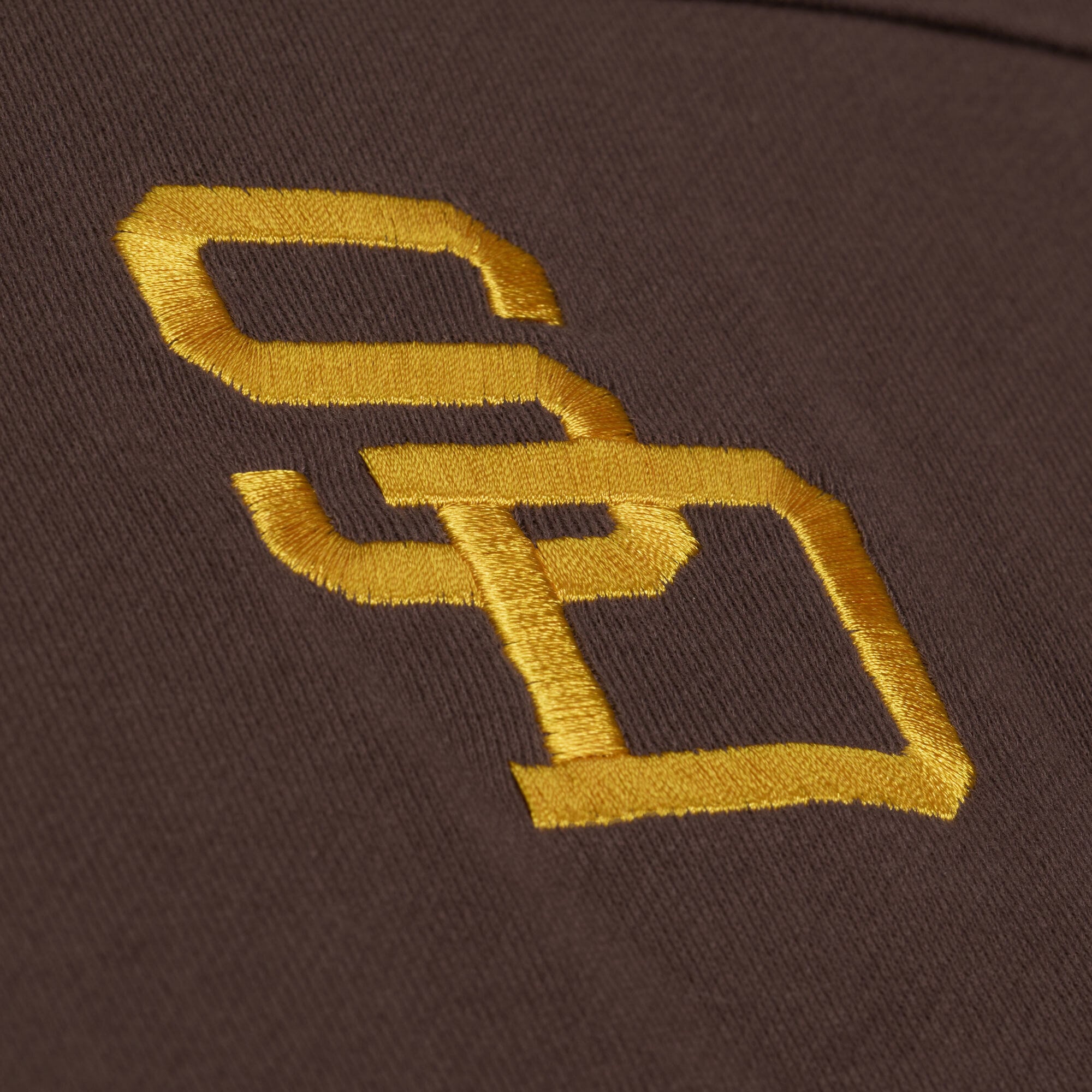 Women's Mitchell & Ness Brown San Diego Padres Cooperstown Collection Retro Roots Pullover Hoodie